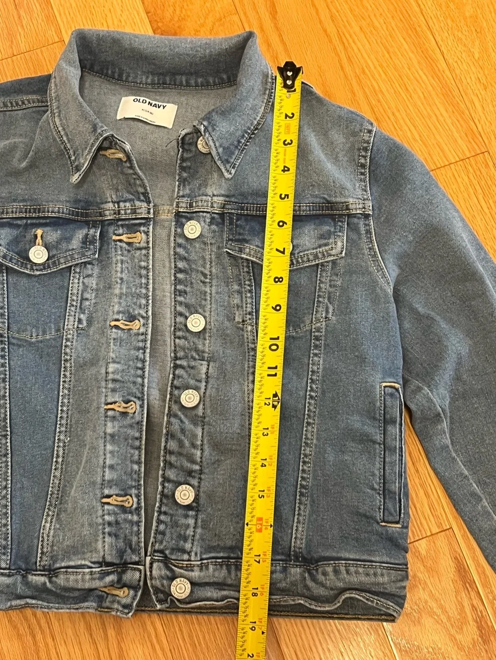 Old Navy Classic Blue Denim Jacket (Size 14-16)